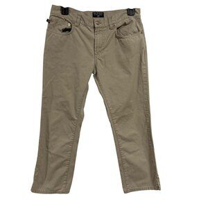 Polo Jeans Co Ralph Lauren Khaki Capri Pants‎ Y2K Size 4